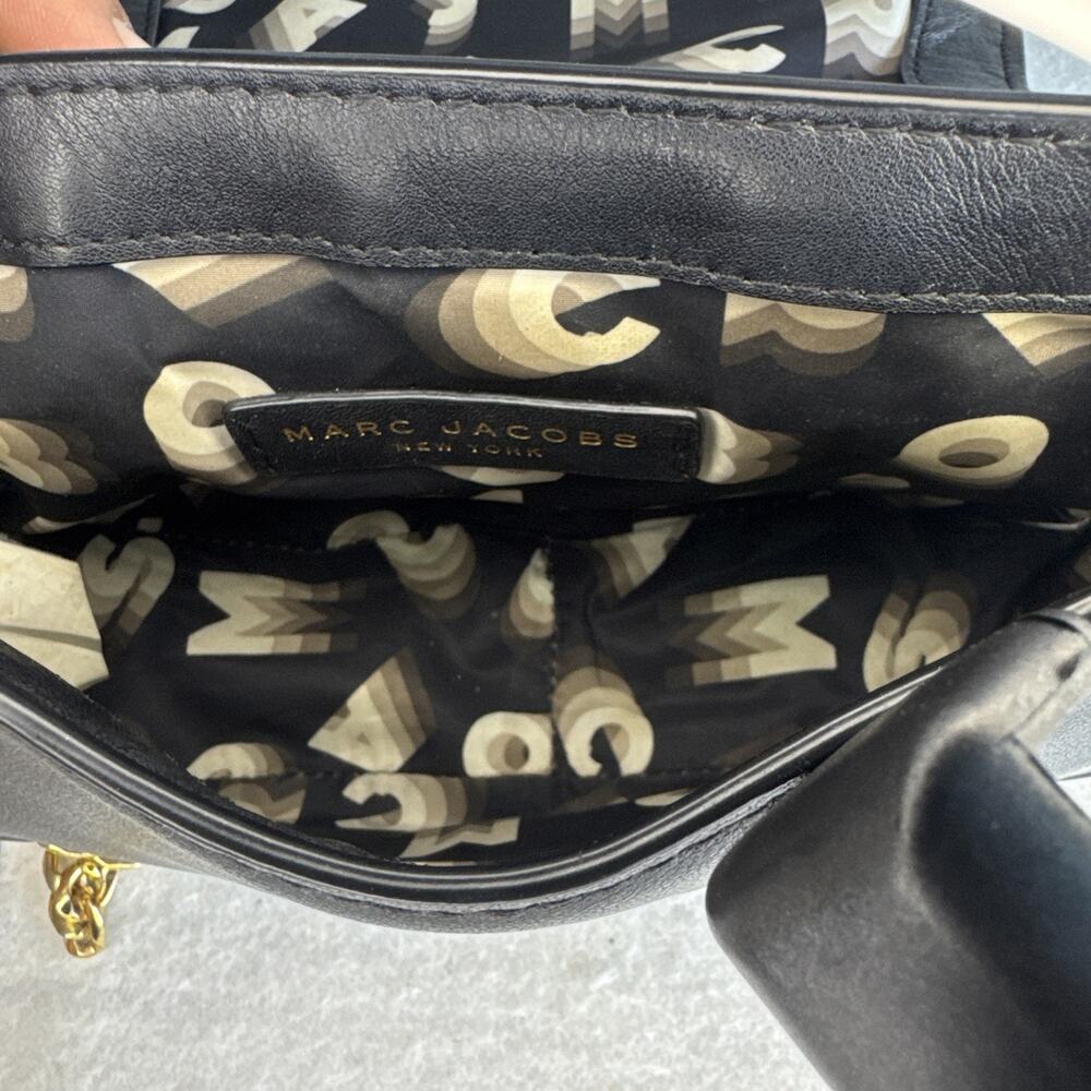 MARC JACOBS M0014787 avenue Black leather medium crossbody bag - Picture 6 of 11